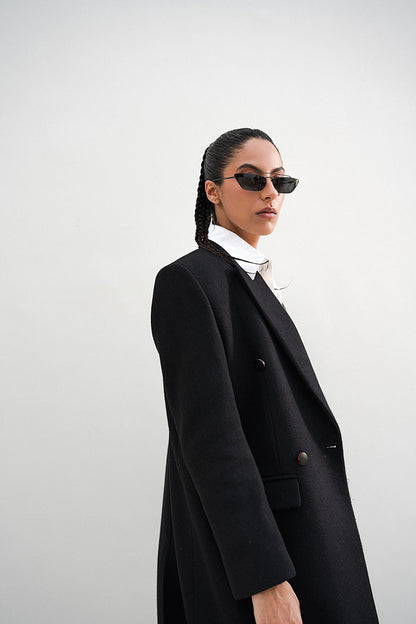 Chaos - Fuss - Deep Long Black Coat