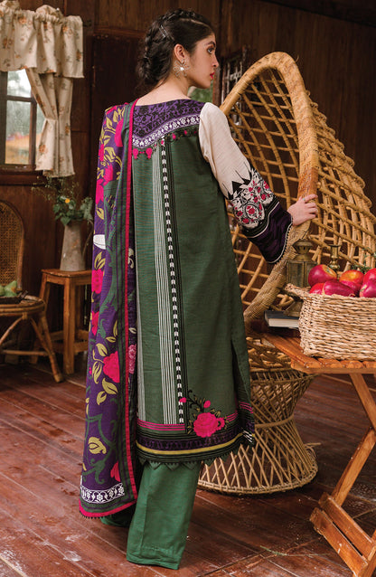 Orient - Unstitched 3 Piece Embroidered Khaddar Suit