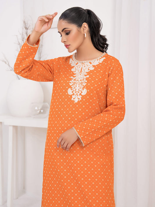 Khaddar Shirt-Embroidered(Unstitched)