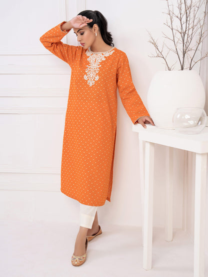 Khaddar Shirt-Embroidered(Unstitched)