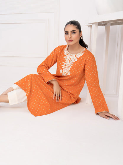 Khaddar Shirt-Embroidered(Unstitched)