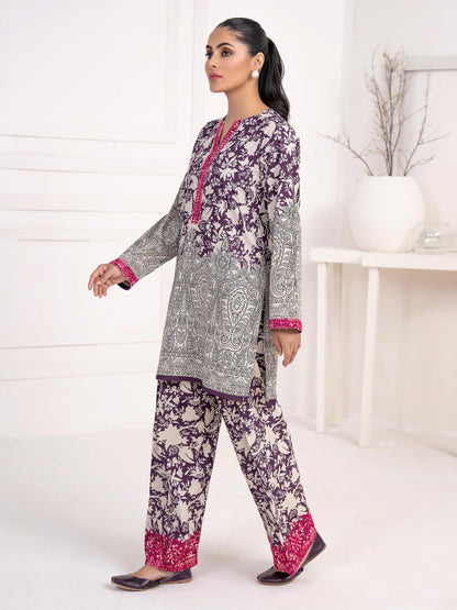 2 Piece Khaddar Suit-Embroidered(Unstitched)