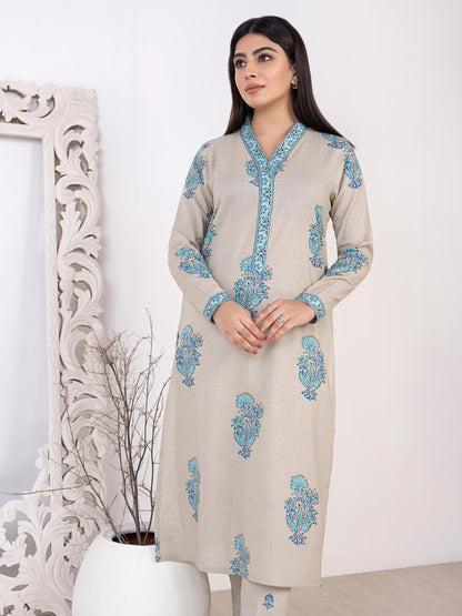 2 Piece Khaddar Suit-Printed(Unstitched)