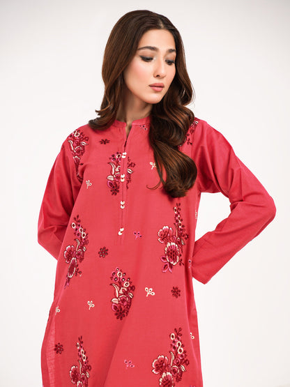 Limelight - Khaddar shirt-Embroidered(Pret)