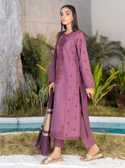 Limelight - 3 Piece Embroidered Dobby Suit