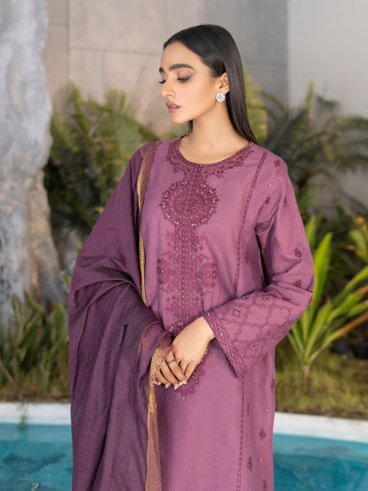 Limelight - 3 Piece Embroidered Dobby Suit