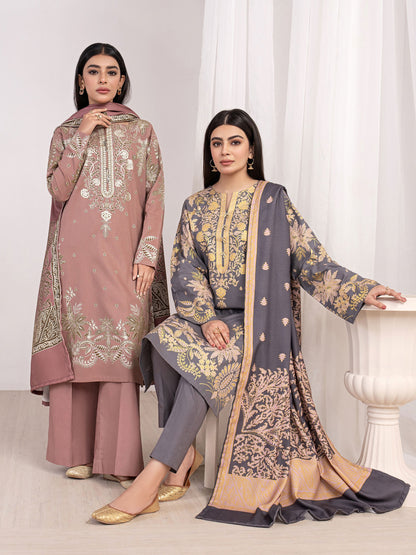 3 Piece Khaddar Suit-Paste Print(Unstitched)