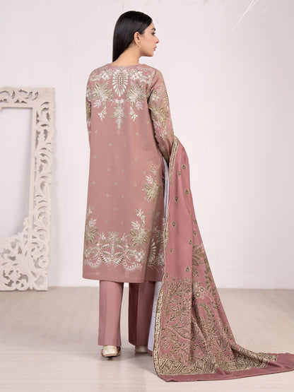 3 Piece Khaddar Suit-Paste Print(Unstitched)