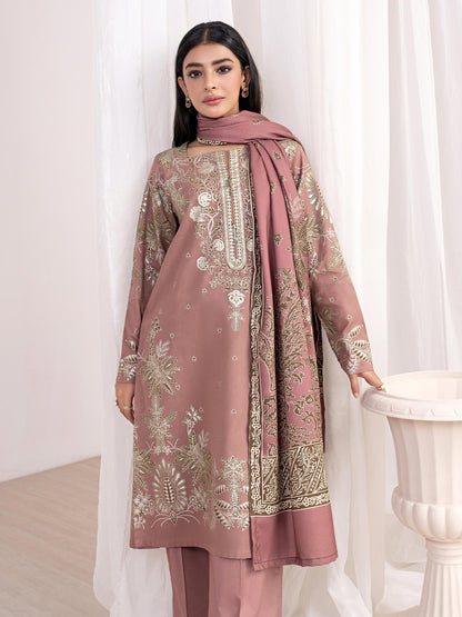 3 Piece Khaddar Suit-Paste Print(Unstitched)