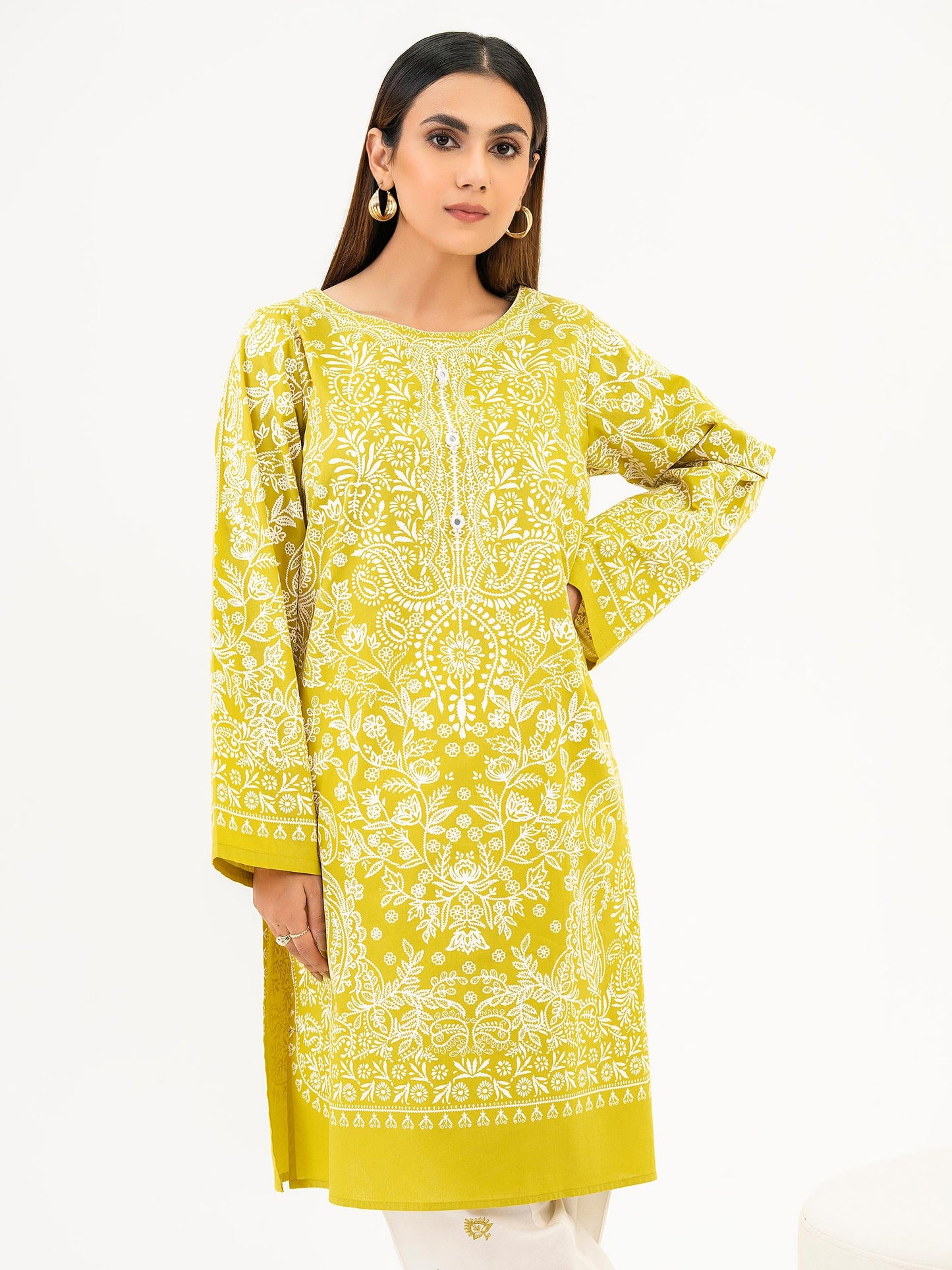 2 Piece Winter Cotton Suit-Embroidered (Pret)