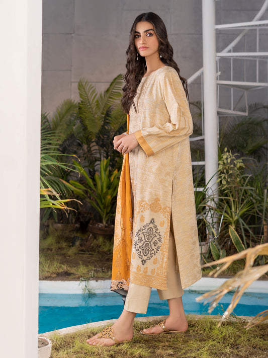 Limelight - 2 Piece Jacquard Suit-Embroidered (Unstitched)
