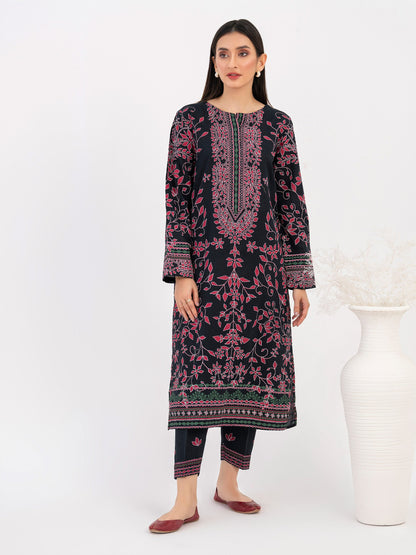 2 Piece Khaddar Suit-Paste Print (Pret)