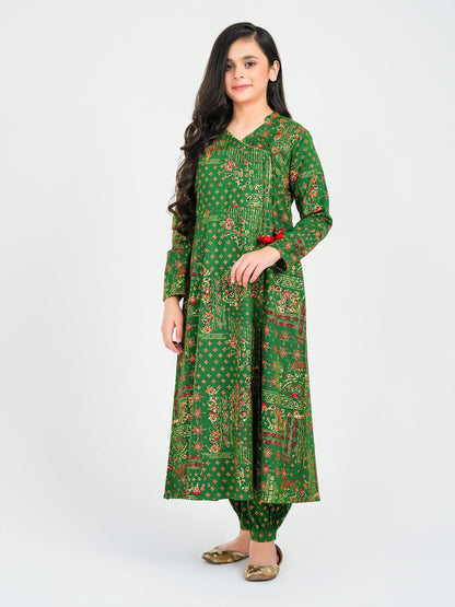 Limelight - 2 Piece Khaddar Suit-Paste Print