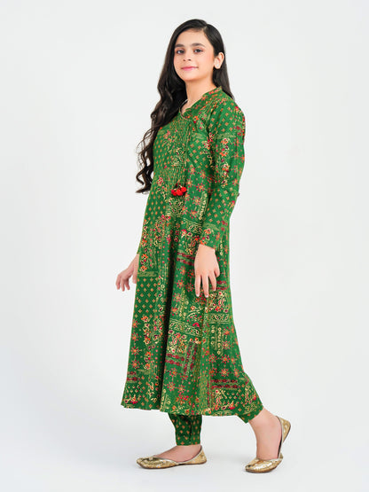 Limelight - 2 Piece Khaddar Suit-Paste Print