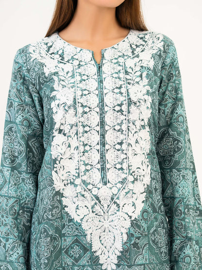 Karandi Shirt-Embroidered (Pret)