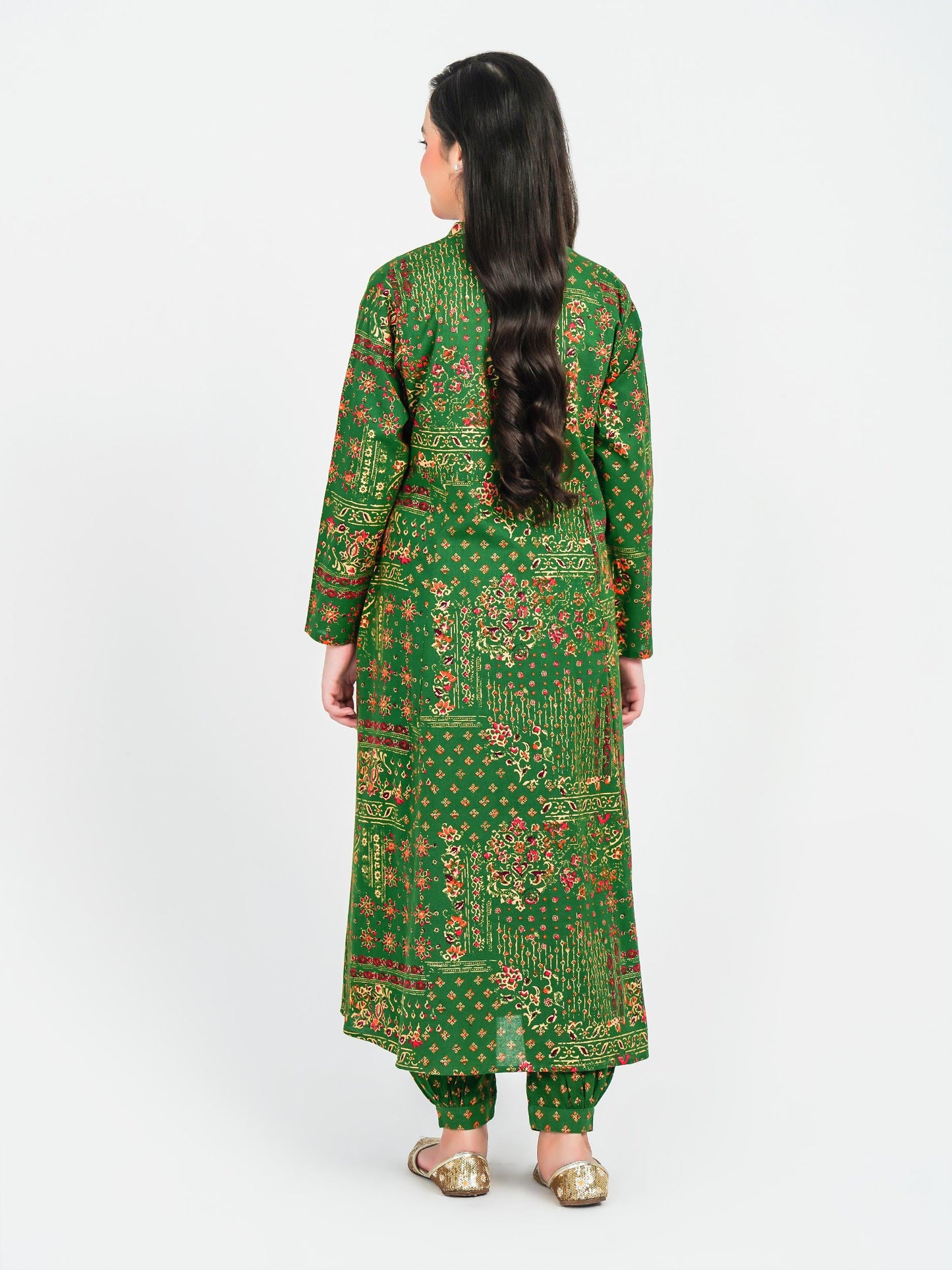 Limelight - 2 Piece Khaddar Suit-Paste Print