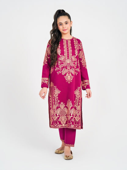 Limelight - 2 Piece Khaddar Suit-Printed