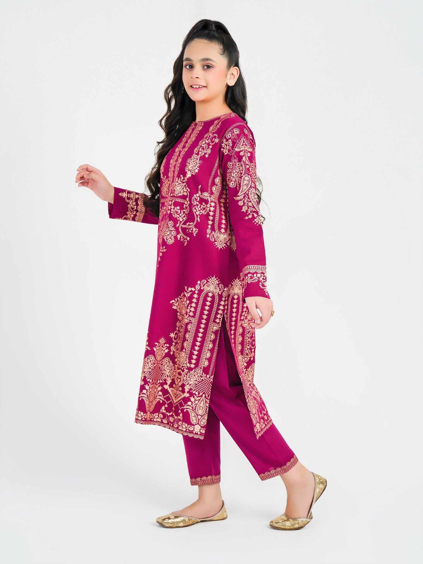 Limelight - 2 Piece Khaddar Suit-Printed