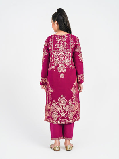 Limelight - 2 Piece Khaddar Suit-Printed