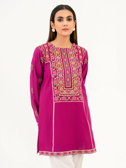 Khaddar Kurti-Embroidered (Pret)