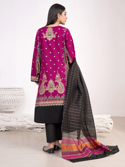 2 Piece Khaddar Suit-Paste Print(Unstitched)