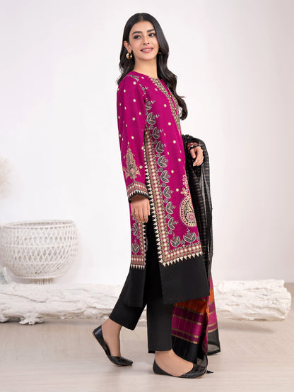 2 Piece Khaddar Suit-Paste Print(Unstitched)