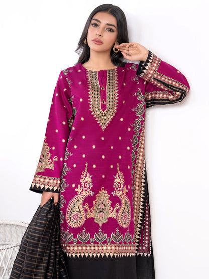 2 Piece Khaddar Suit-Paste Print(Unstitched)