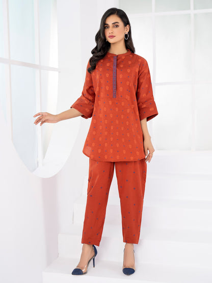 Limelight - 2 Piece Khaddar Suit-Embossed (Unstitched)