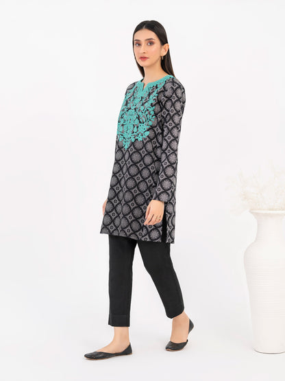 Khaddar Kurti-Embroidered (Pret)