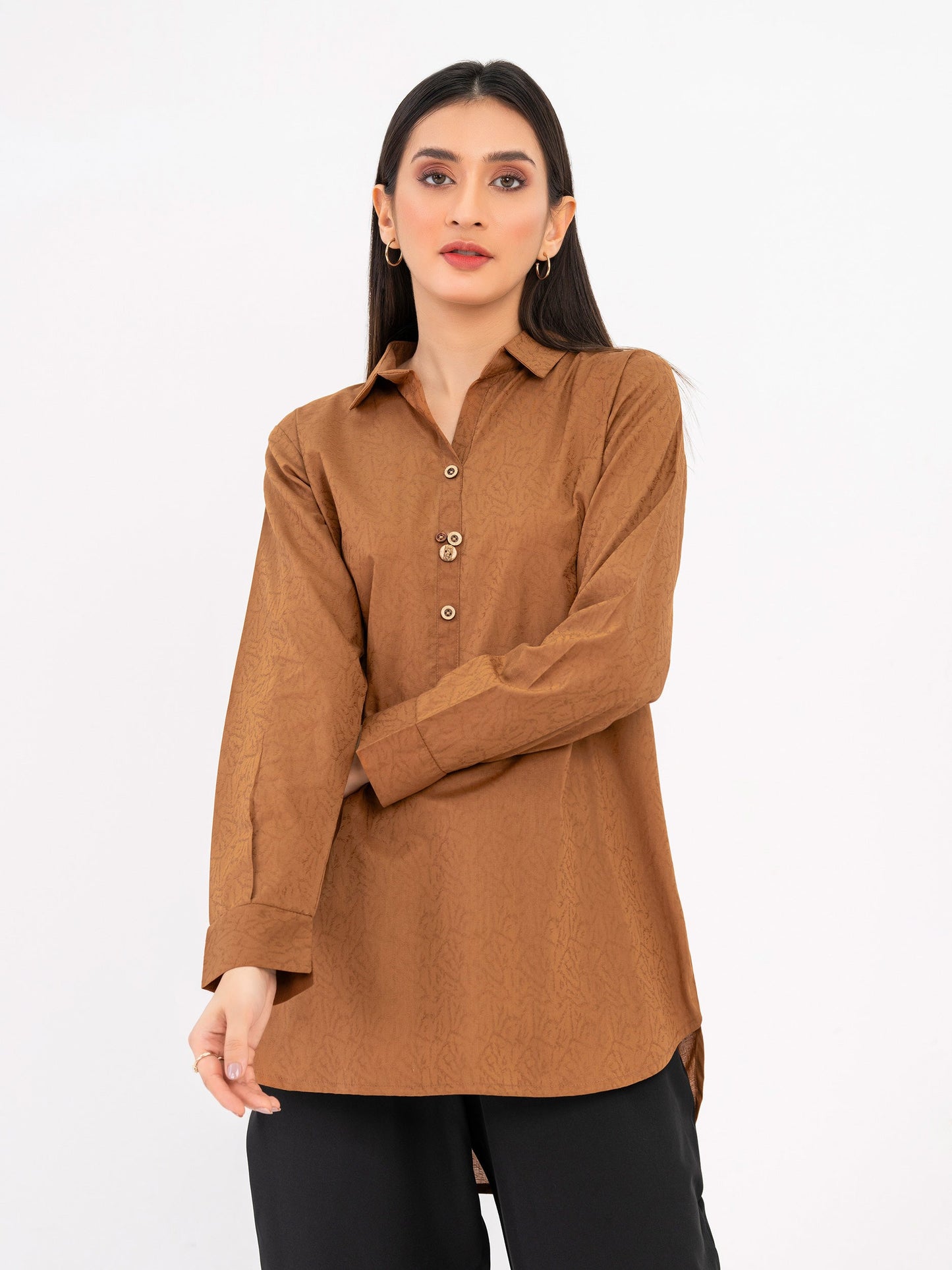 Self Jacquard Top-Dyed (Pret)