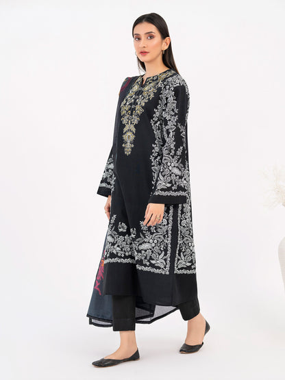 2 Piece Khaddar Suit-Embroidered (Pret)