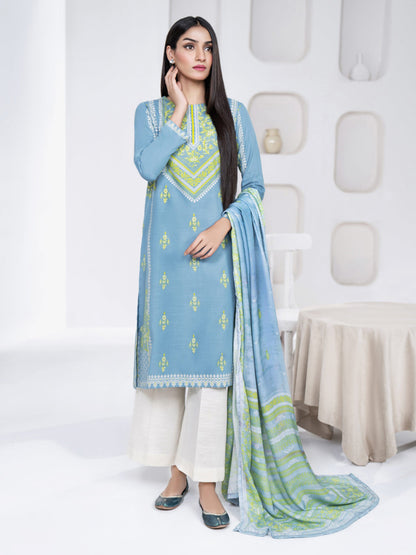 Limelight - 2 Piece Khaddar Suit-Paste Print(Unstitched)