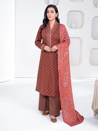 3 Piece Khaddar Suit-Printed(Unstitched)