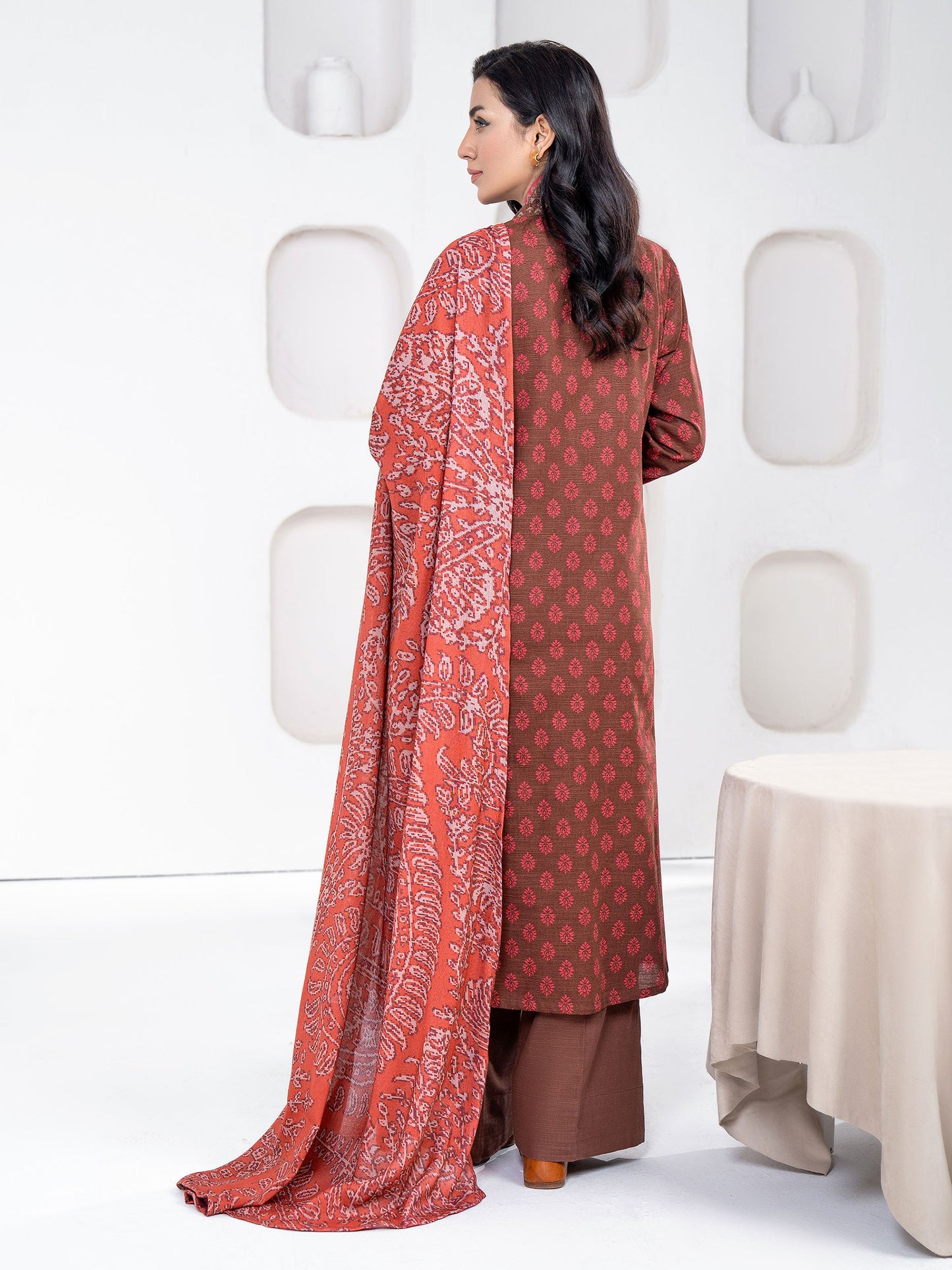 3 Piece Khaddar Suit-Printed(Unstitched)