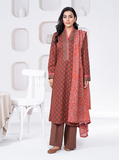 3 Piece Khaddar Suit-Printed(Unstitched)