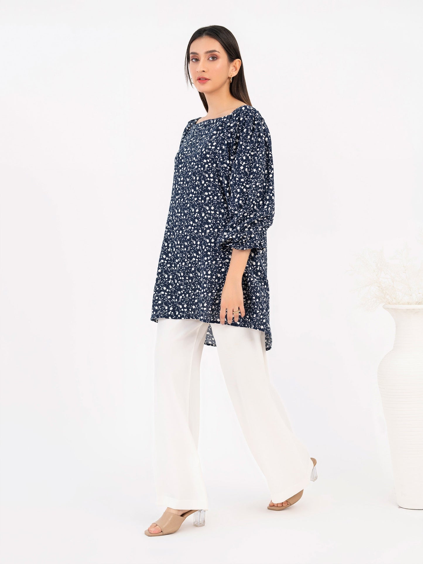 Linen Top-Printed