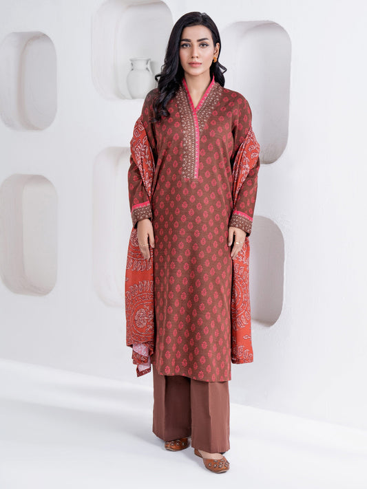 3 Piece Khaddar Suit-Printed(Unstitched)