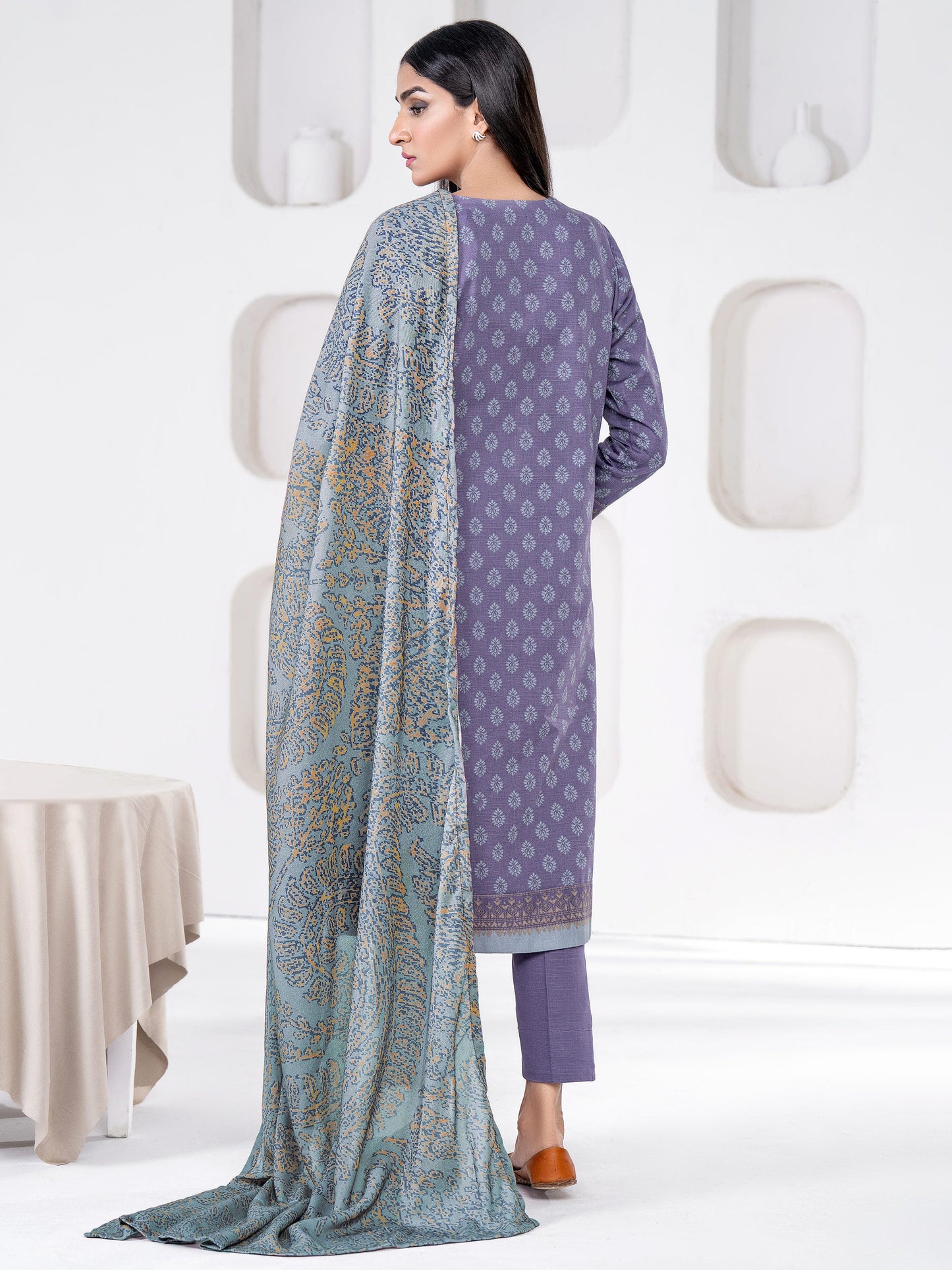 3 Piece Khaddar Suit-Printed(Unstitched)