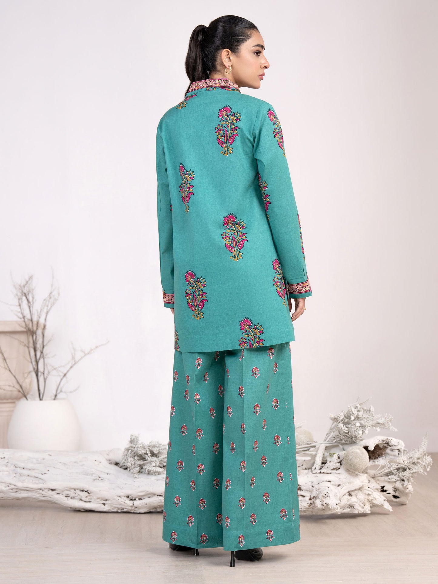 2 Piece Khaddar Suit-Printed(Unstitched)