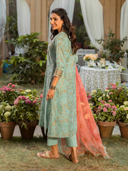 Embroidered Lawn Suit