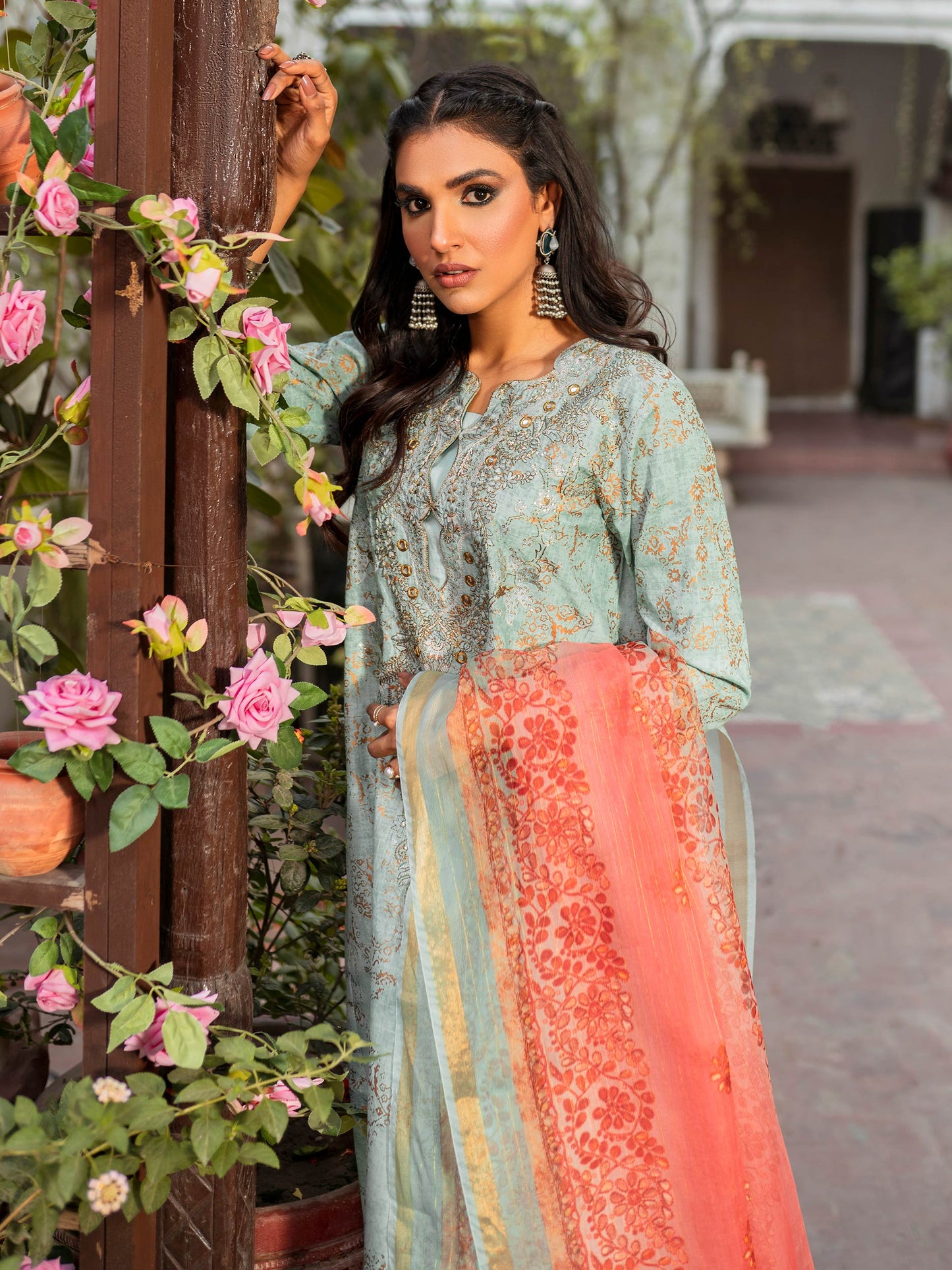 Embroidered Lawn Suit