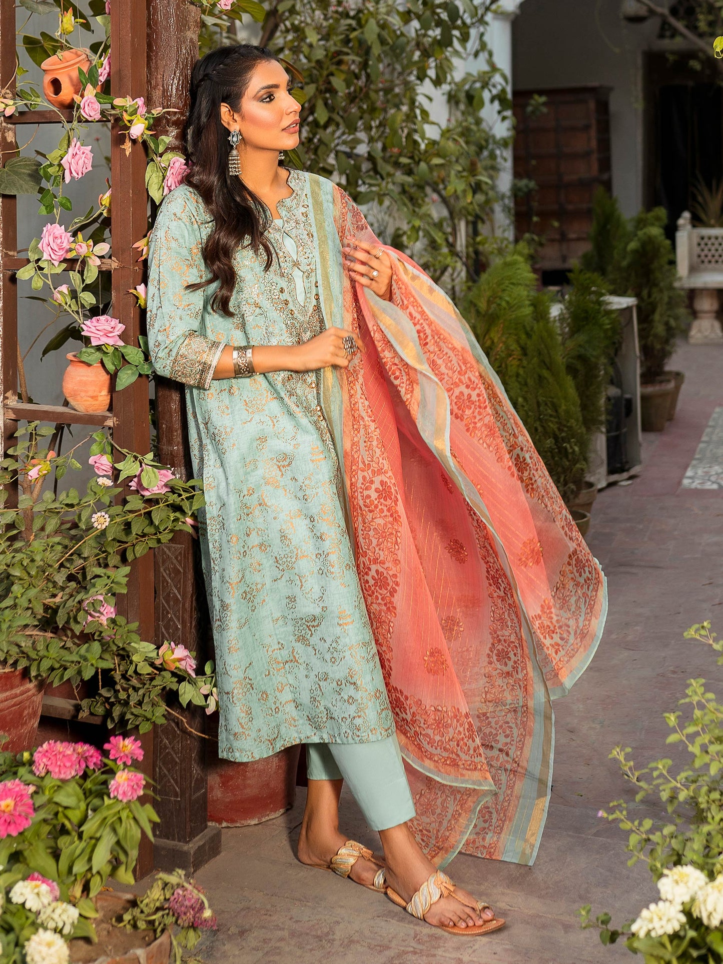 Embroidered Lawn Suit