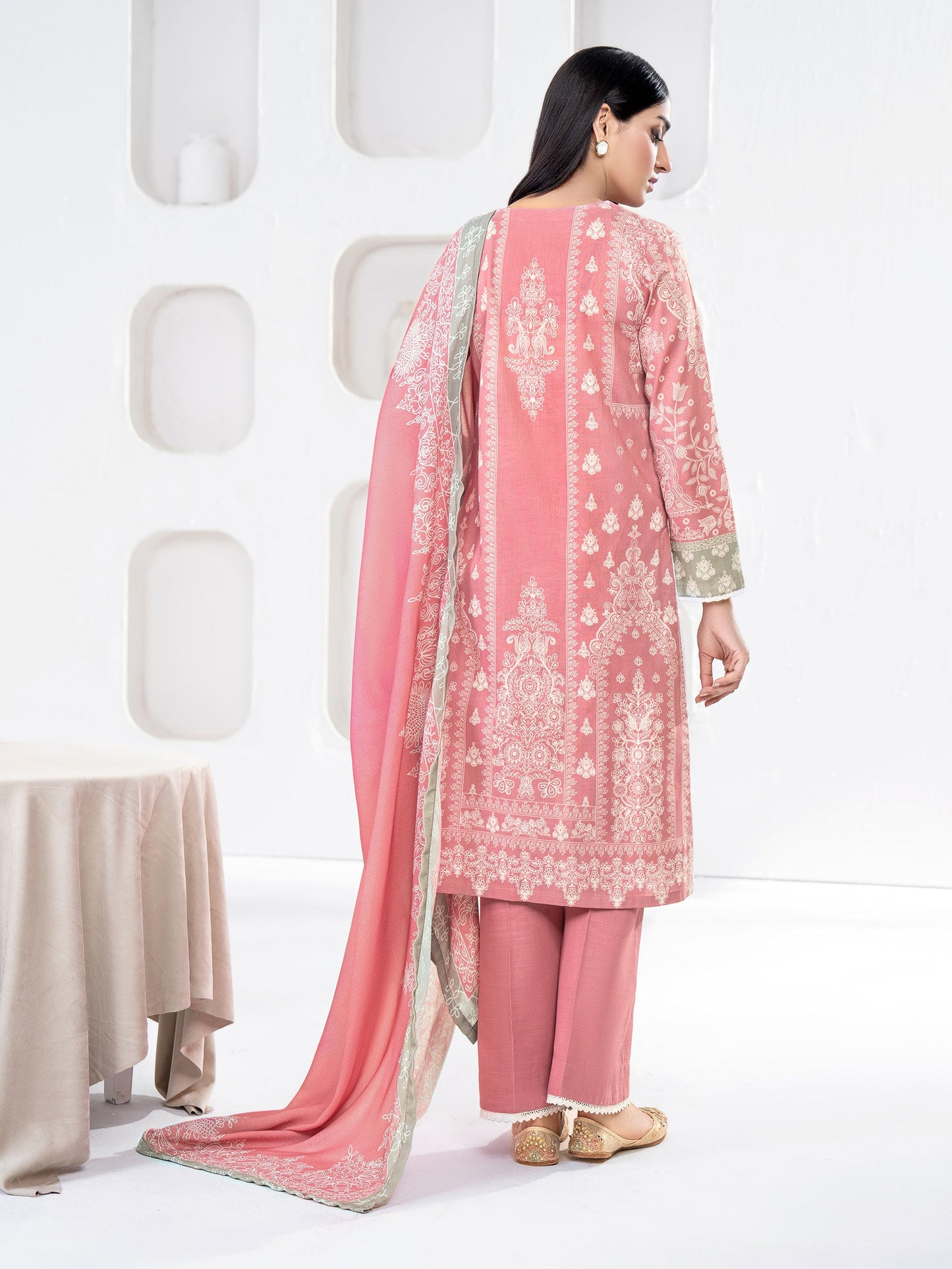 3 Piece Khaddar Suit-Printed(Unstitched)