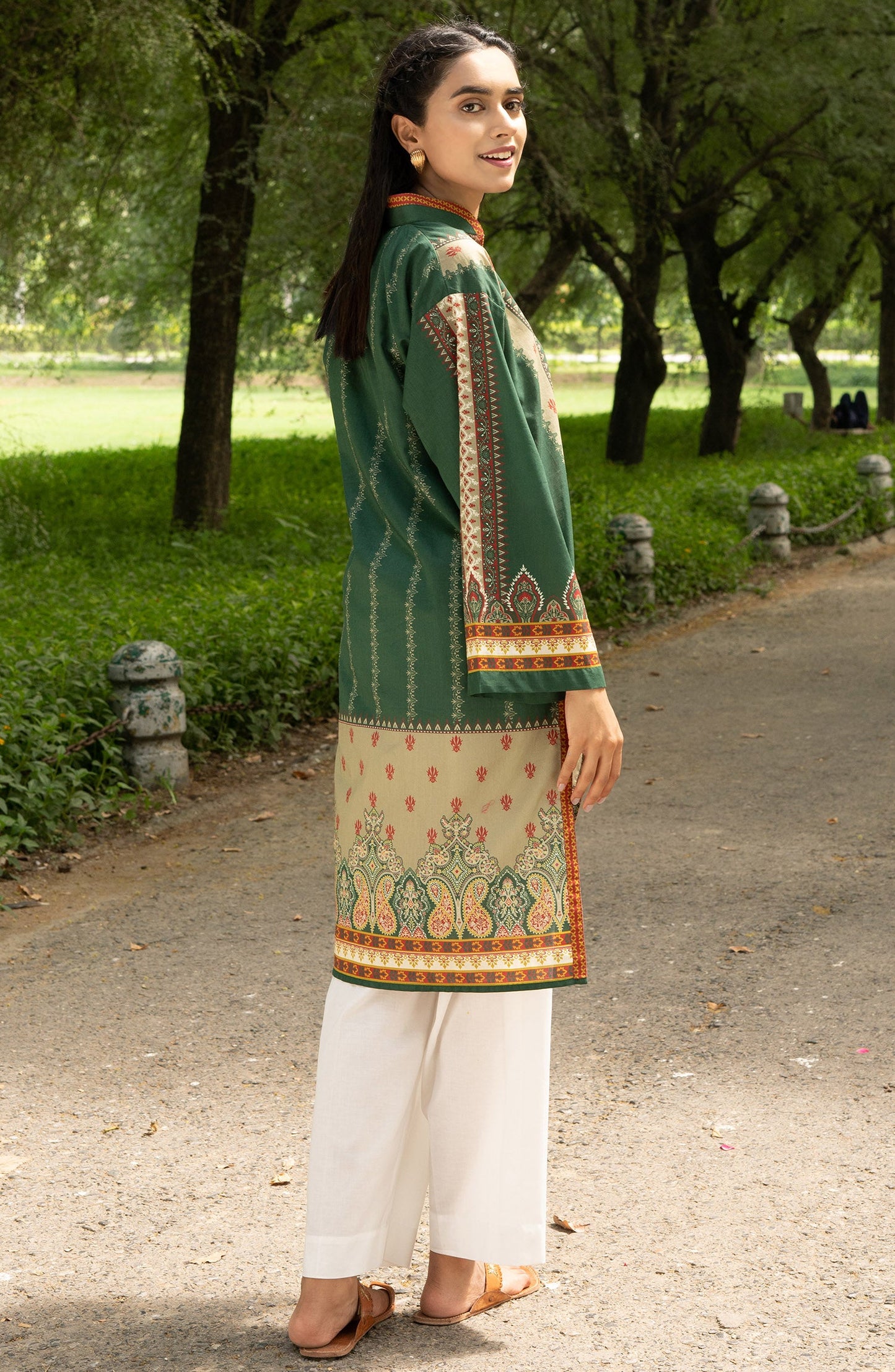 Orient - Unstitched 1 Piece Printed Lawn Shirt
