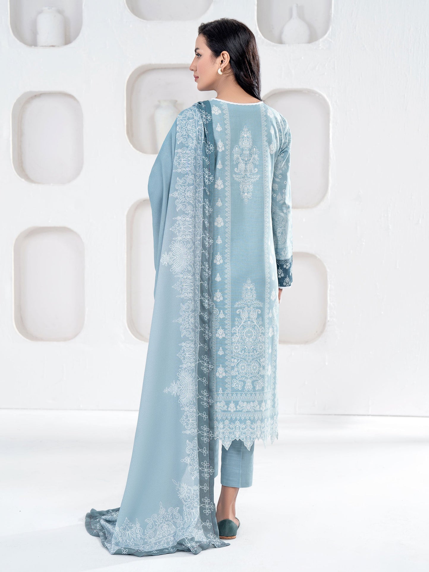 3 Piece Khaddar Suit-Printed(Unstitched)