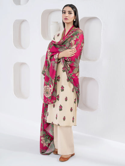 Limelight - 2 Piece Khaddar Suit-Printed(Unstitched)