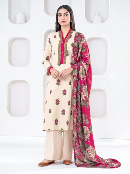 Limelight - 2 Piece Khaddar Suit-Printed(Unstitched)