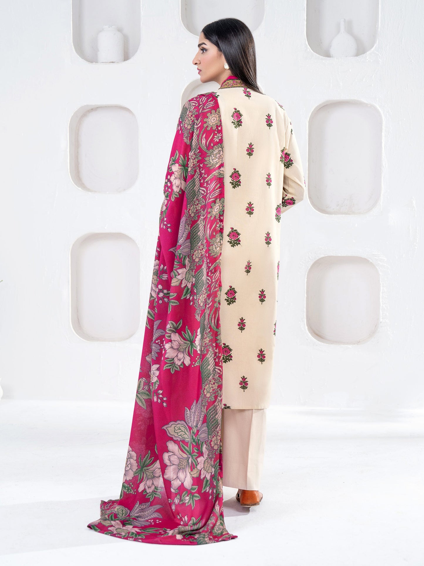 Limelight - 2 Piece Khaddar Suit-Printed(Unstitched)