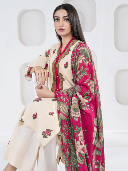 Limelight - 2 Piece Khaddar Suit-Printed(Unstitched)