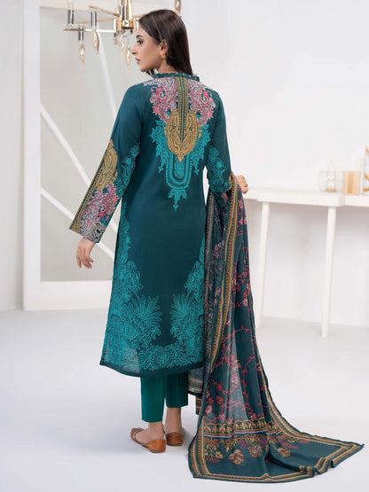 3 Piece Khaddar Suit-Printed (Unstitched)